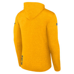 St. Louis Blues - Fanatics Authentic Pro Pullover Hoodie Gold