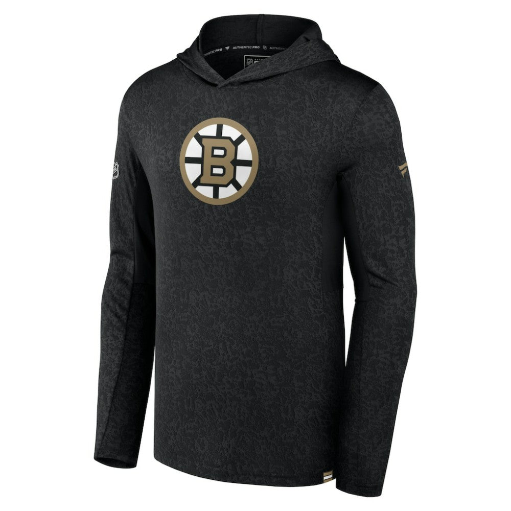 Boston Bruins Fanatics Authentic Pro Lightweight Pullover Hoodie Black