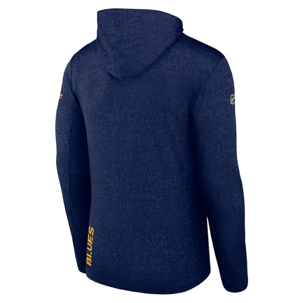 St. Louis Blues - Fanatics Authentic Pro Lightweight Pullover Hoodie Navy