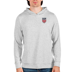 USMNT Antigua Absolute Pullover Hoodie - Gray