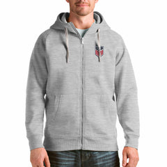 USMNT Antigua Victory Full-Zip Hoodie - Gray