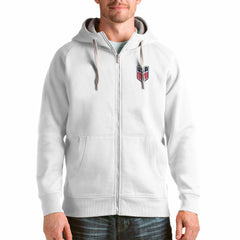 USMNT Antigua Victory Full-Zip Hoodie - White