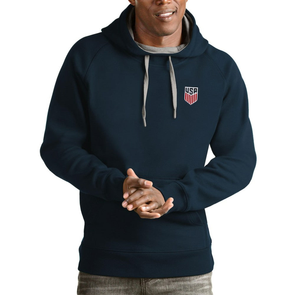USMNT Antigua Victory Pullover Hoodie - Navy