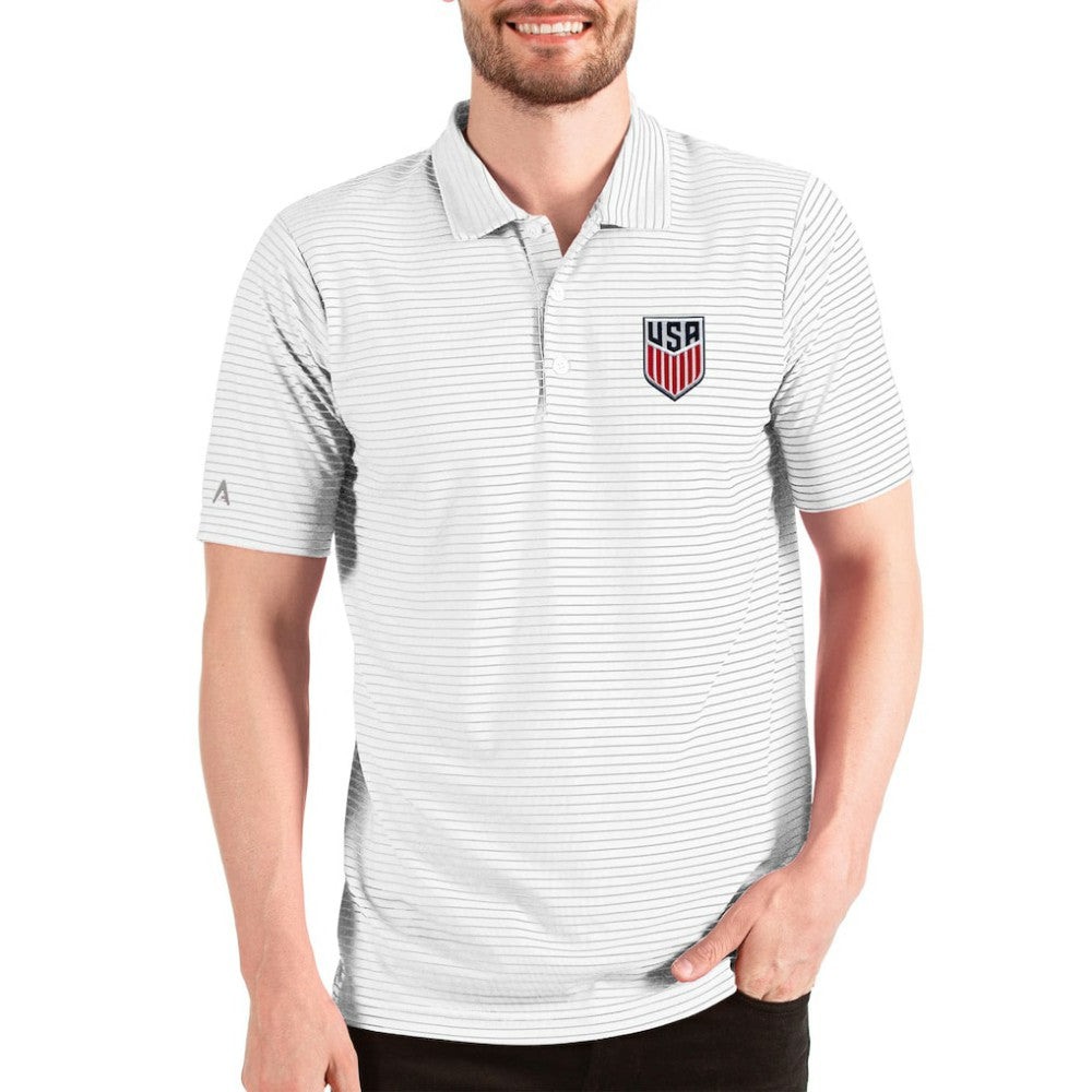 USMNT Antigua Esteem Big & Tall Polo - White