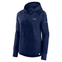 Washington Capitals Fanatics Women's Authentic Pro Pullover Hoodie Heather Navy