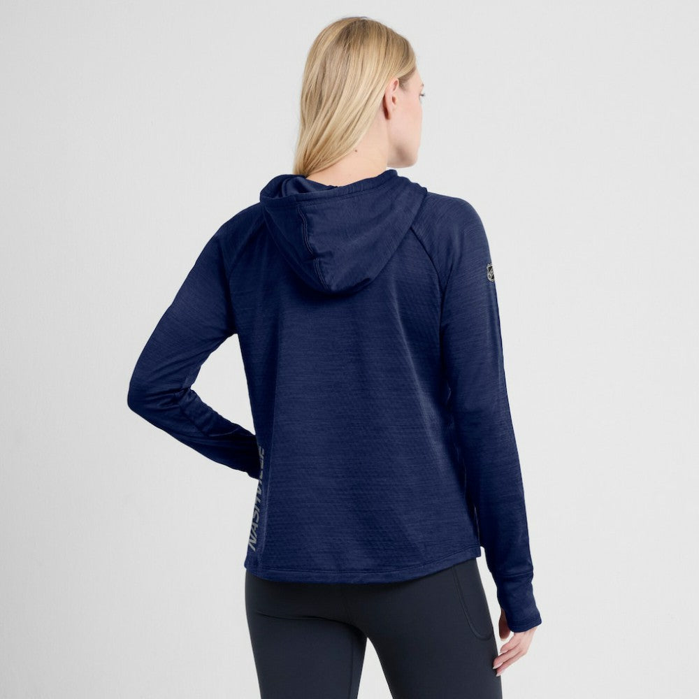 Nashville Predators - Fanatics Women's Authentic Pro Pullover Hoodie Heather Navy