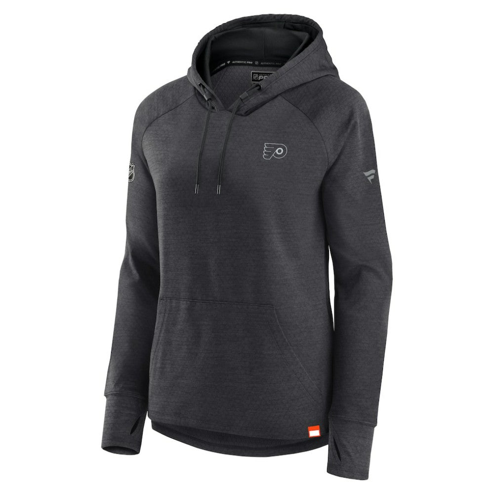 Philadelphia Flyers - Fanatics Women's Authentic Pro Pullover Hoodie Heather Charcoal