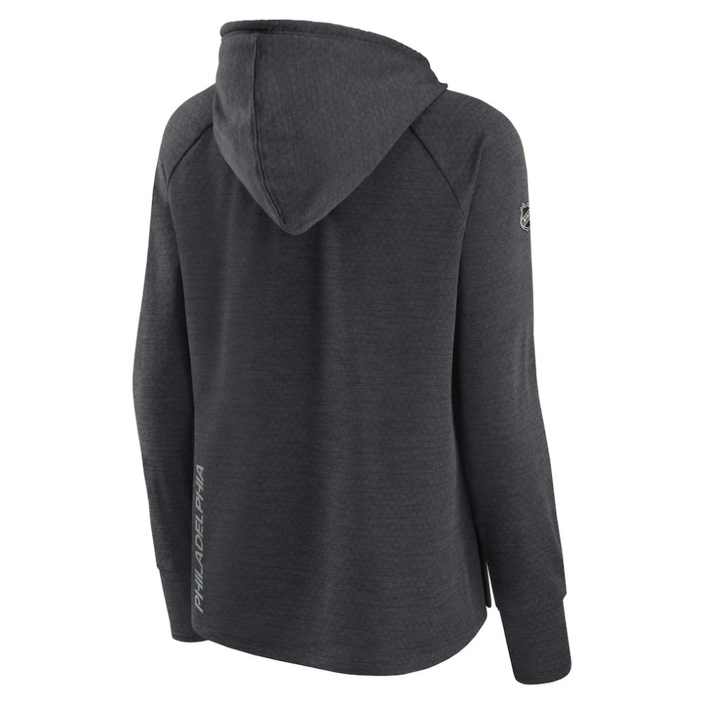 Philadelphia Flyers - Fanatics Women's Authentic Pro Pullover Hoodie Heather Charcoal