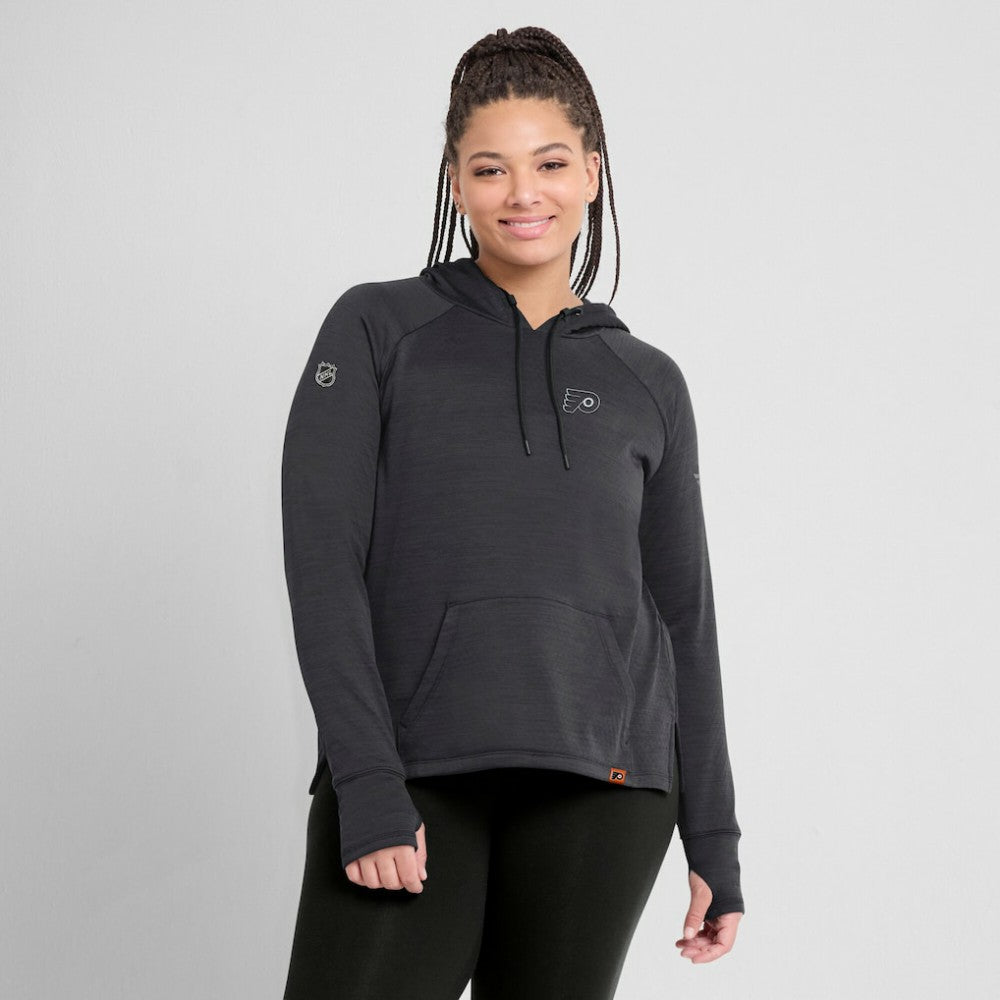 Philadelphia Flyers - Fanatics Women's Authentic Pro Pullover Hoodie Heather Charcoal