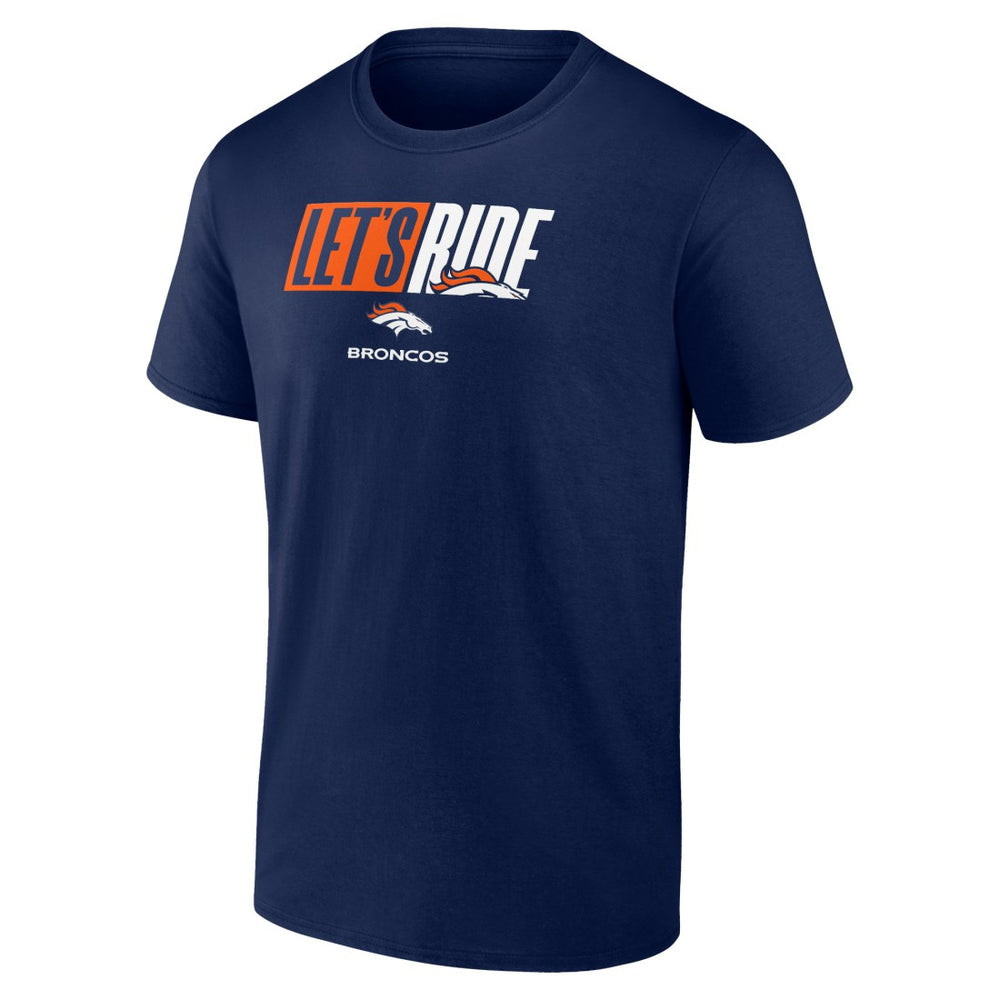 Denver Broncos Let's Ride T-Shirt Navy - NFL