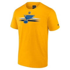 St. Louis Blues - Fanatics Authentic Pro Secondary T-Shirt Gold