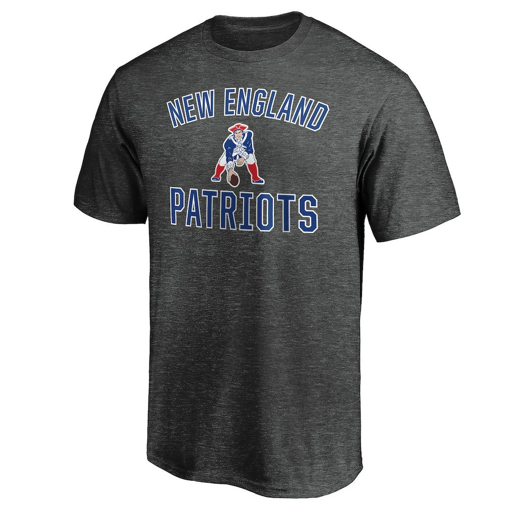 New England Patriots Victory Arch T-Shirt Heather Charcoal - Fanatics