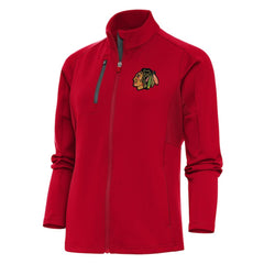 Chicago Blackhawks Antigua Women's Team Logo Generation Full-Zip Jacket Red