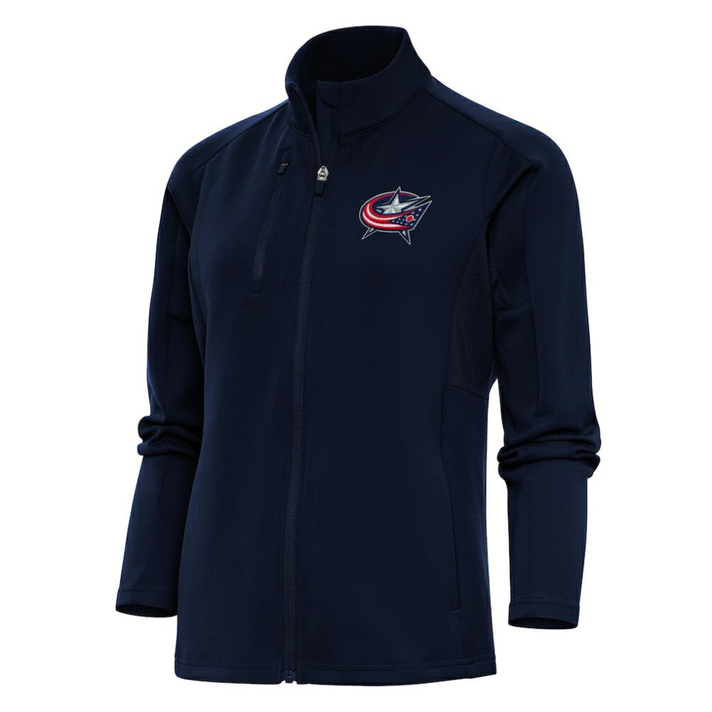 Columbus Blue Jackets - Antigua Women's Team Logo Generation Full-Zip Jacket Navy