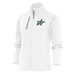 Dallas Stars - Antigua Women's Team Logo Generation Full-Zip Jacket White