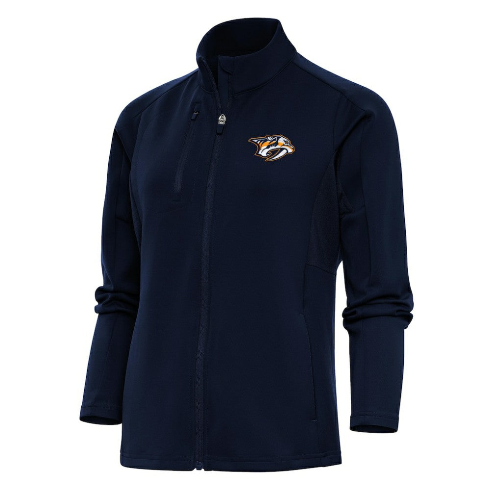 Nashville Predators - Antigua Women's Team Logo Generation Full-Zip Jacket Navy
