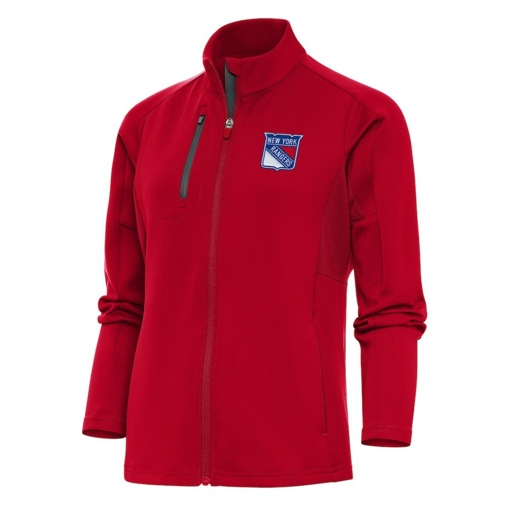 New York Rangers Antigua Women's Team Logo Generation Full-Zip Jacket Red