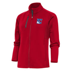 New York Rangers Antigua Women's Team Logo Generation Full-Zip Jacket Red