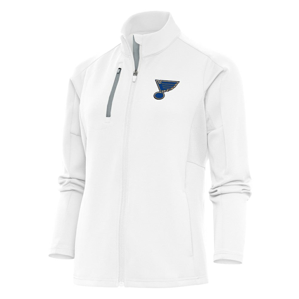 St. Louis Blues - Antigua Women's Team Logo Generation Full-Zip Jacket White