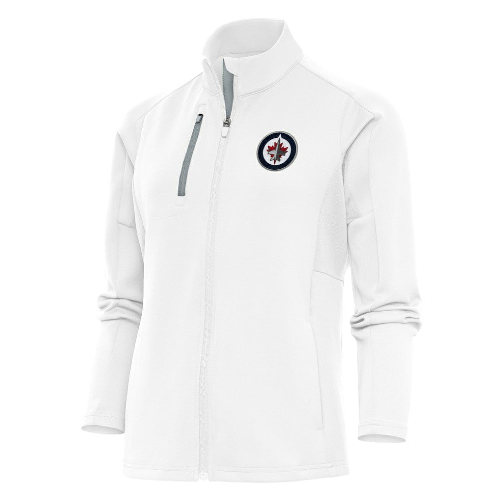 Winnipeg Jets - Antigua Women's Team Logo Generation Full-Zip Jacket White