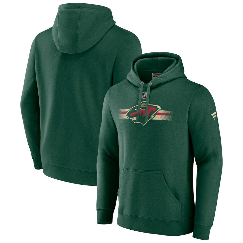 Minnesota Wild - Fanatics Authentic Pro Secondary Pullover Hoodie Green