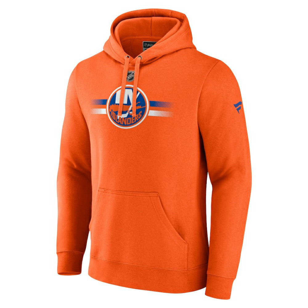 New York Islanders - Fanatics Authentic Pro Secondary Pullover Hoodie Orange