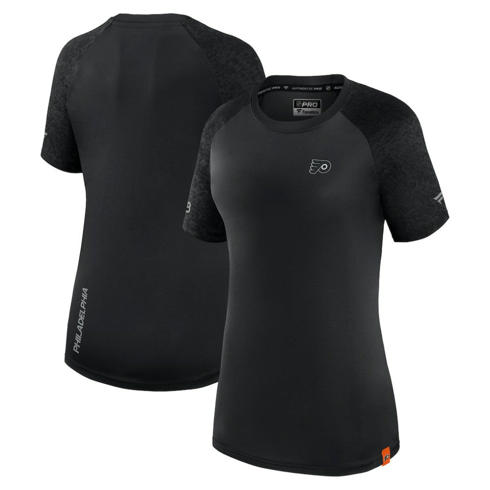 Philadelphia Flyers - Fanatics Women's Authentic Pro Tech T-Shirt Black