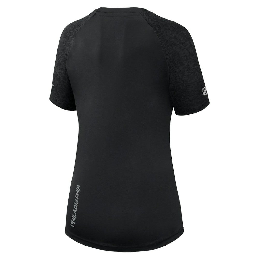Philadelphia Flyers - Fanatics Women's Authentic Pro Tech T-Shirt Black