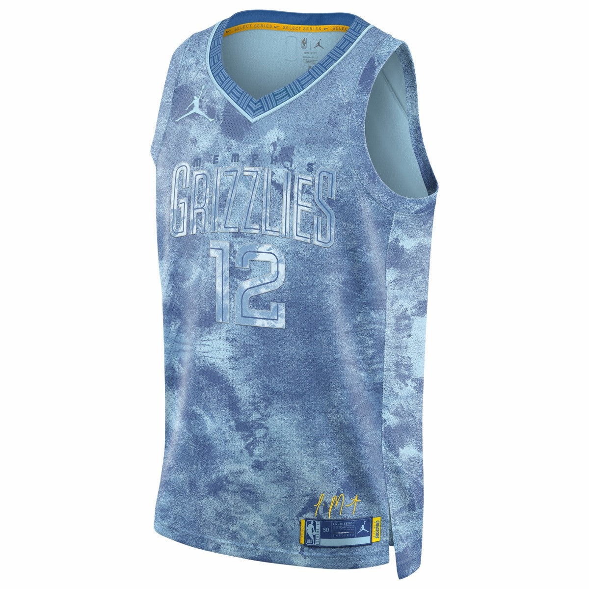 Ja Morant Memphis Grizzlies Jordan Brand Select Series Swingman Jersey - Light Blue for sale | NBA Jerseys