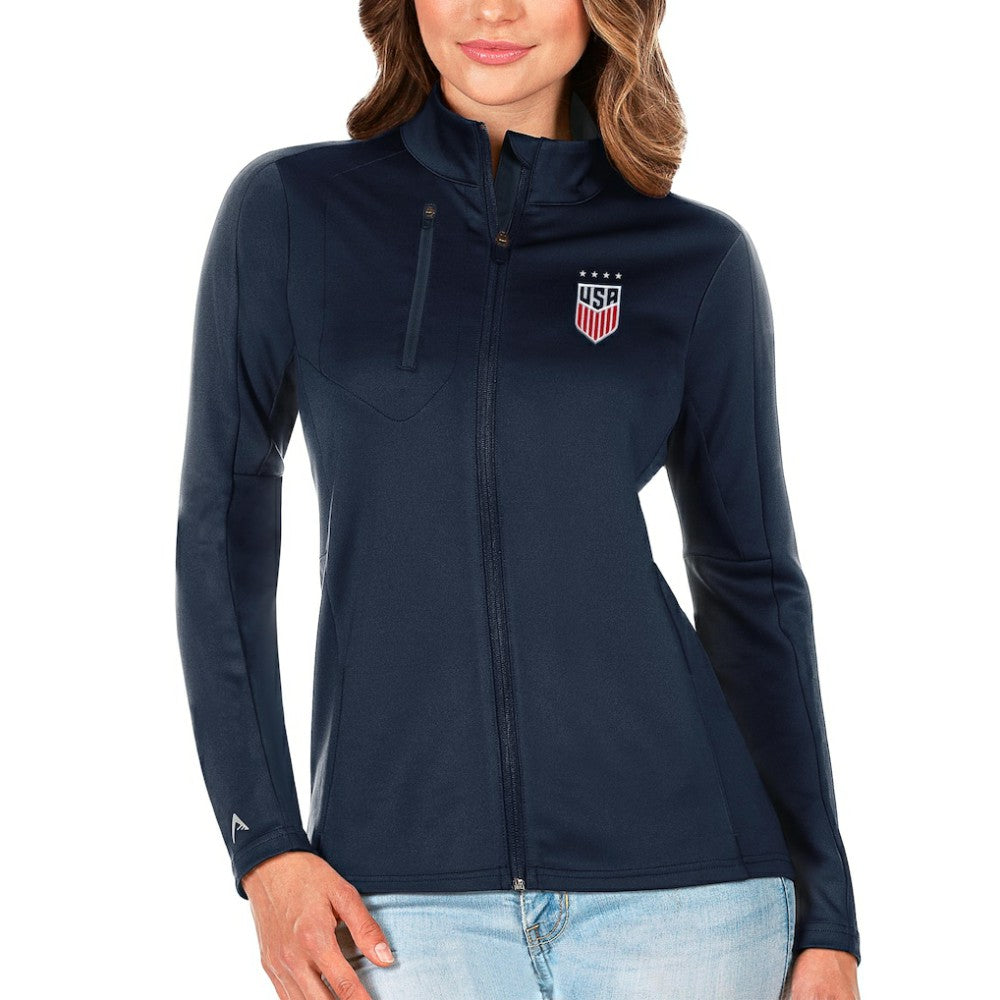 USWNT Antigua Women's Generation Full-Zip Jacket - Navy
