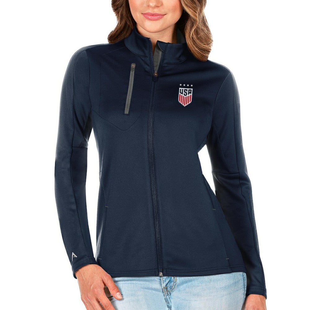 USWNT Antigua Women's Generation Full-Zip Jacket - Navy