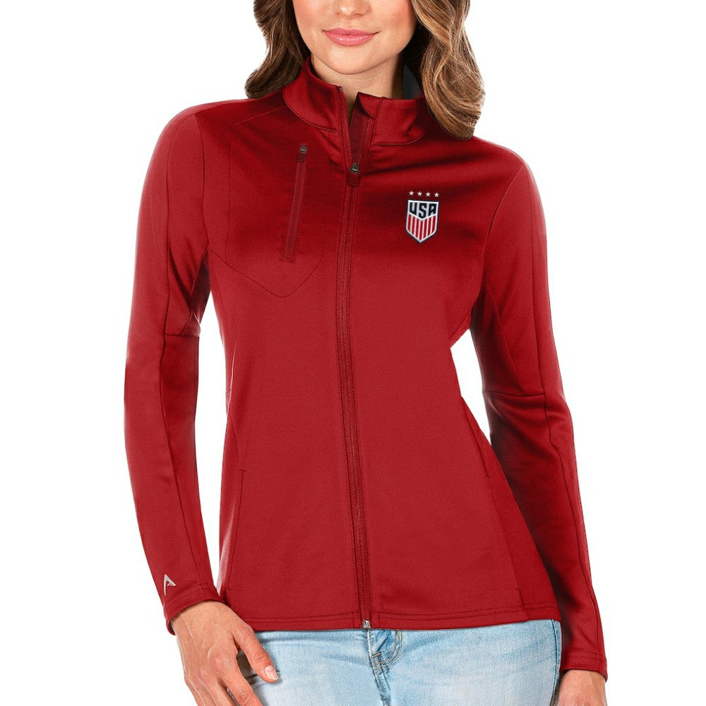 USWNT Antigua Women's Generation Full-Zip Jacket - Red
