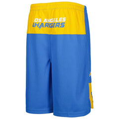 Justin Herbert Los Angeles Chargers Youth Player Name & Number Shorts Powder Blue - NFL