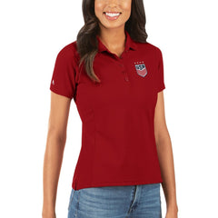 USWNT Antigua Women's Legacy Pique Polo - Red