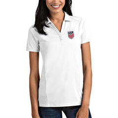 USWNT Antigua Women's Tribute Polo - White