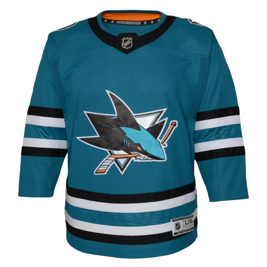 San Jose Sharks Youth Premier Jersey - Teal | NHL Jerseys