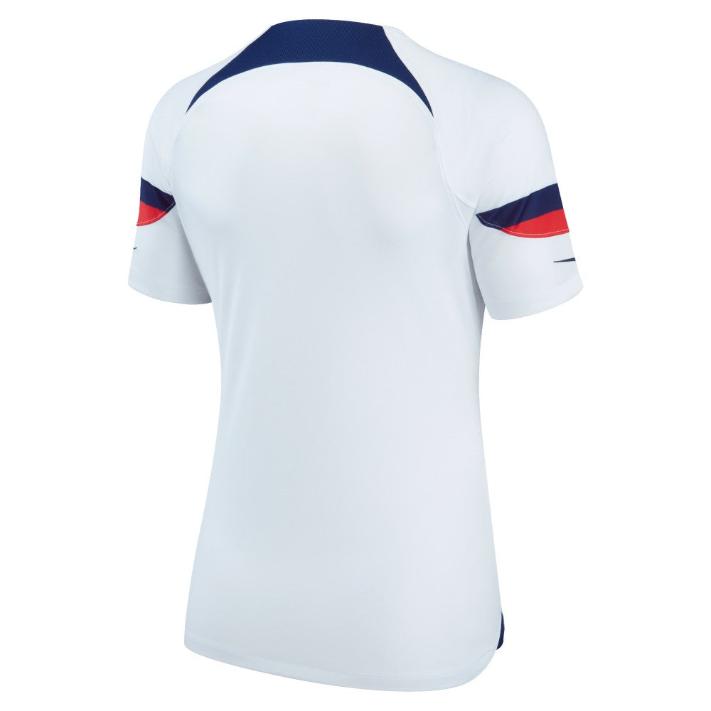 Nike USMNT Women's 2022/23 Home Breathe Stadium Replica Blank Jerseys - White