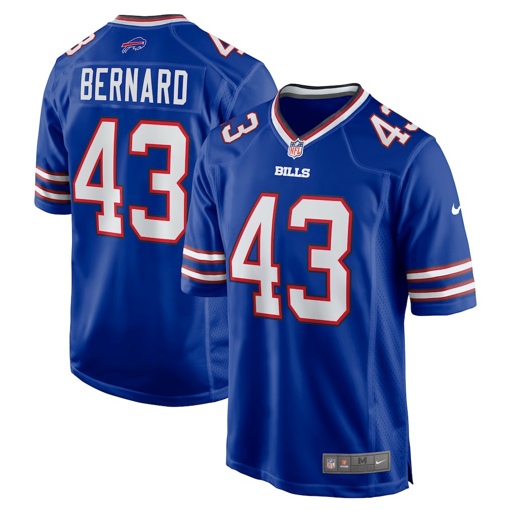 Terrel Bernard Buffalo Bills Game Player Jersey Royal - Nike