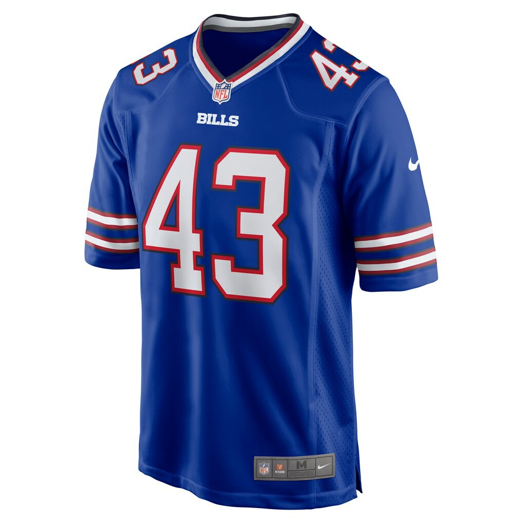 Terrel Bernard Buffalo Bills Game Player Jersey Royal - Nike