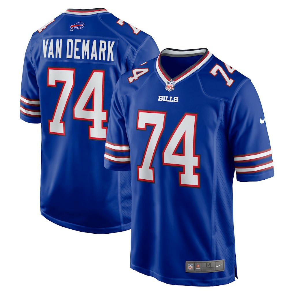 Ryan Van Demark Buffalo Bills Game Player Jersey Royal - Nike