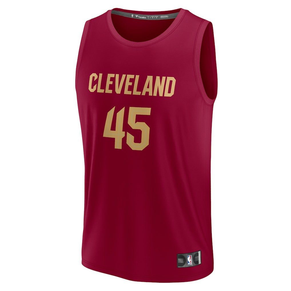 Donovan Mitchell Cleveland Cavaliers Fast Break Replica Jersey sale - Icon Editi- Wine | NBA Jerseys