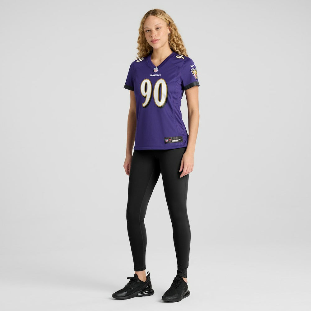 David Ojabo Baltimore Ravens Women's Game Player Jersey Purple - Nike