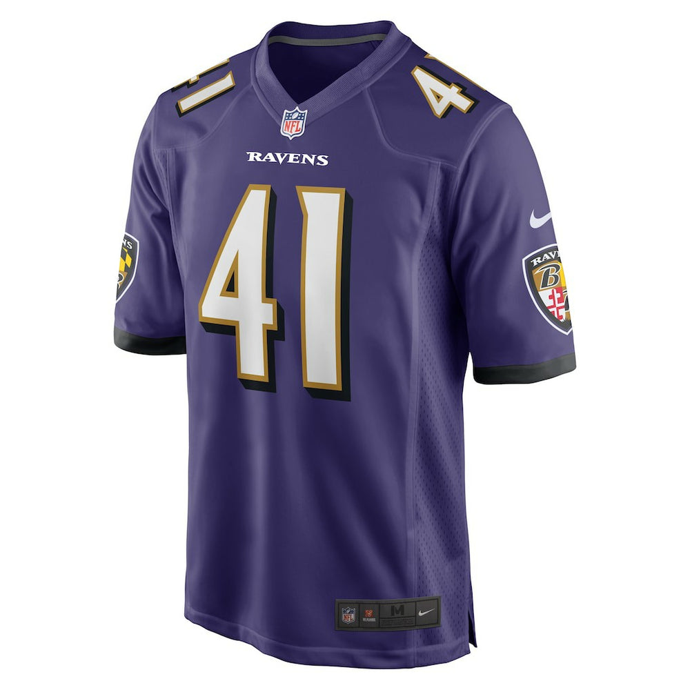 Daryl Worley Baltimore Ravens Game Player Jersey Purple - Nike
