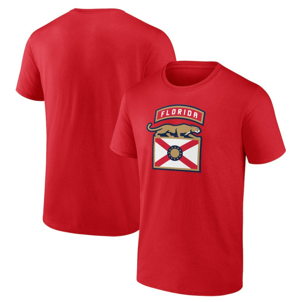 Florida Panthers - Shoulder Patch Logo T-Shirt Red