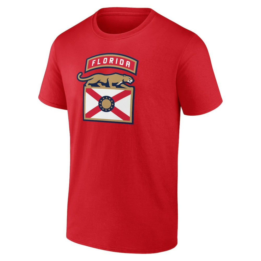 Florida Panthers - Shoulder Patch Logo T-Shirt Red