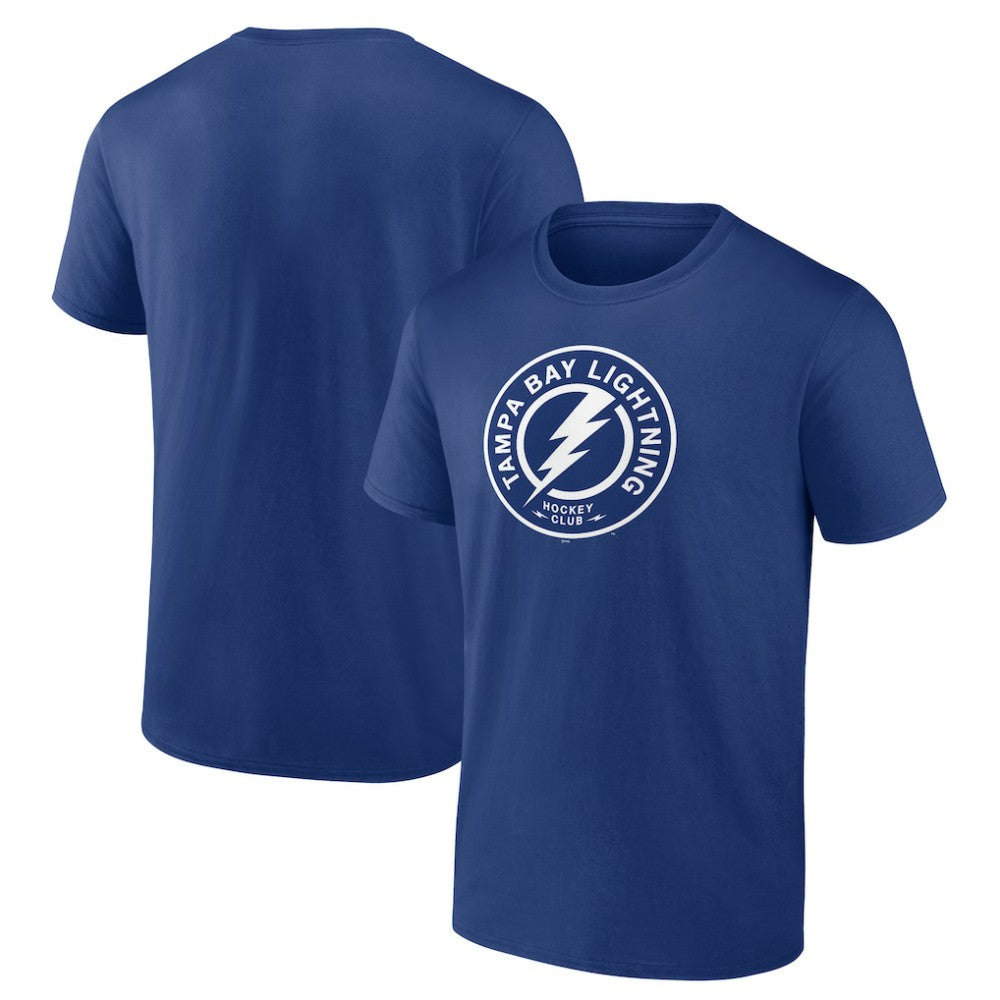 Tampa Bay Lightning - Shoulder Patch Logo T-Shirt Blue