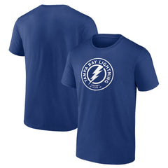 Tampa Bay Lightning - Shoulder Patch Logo T-Shirt Blue