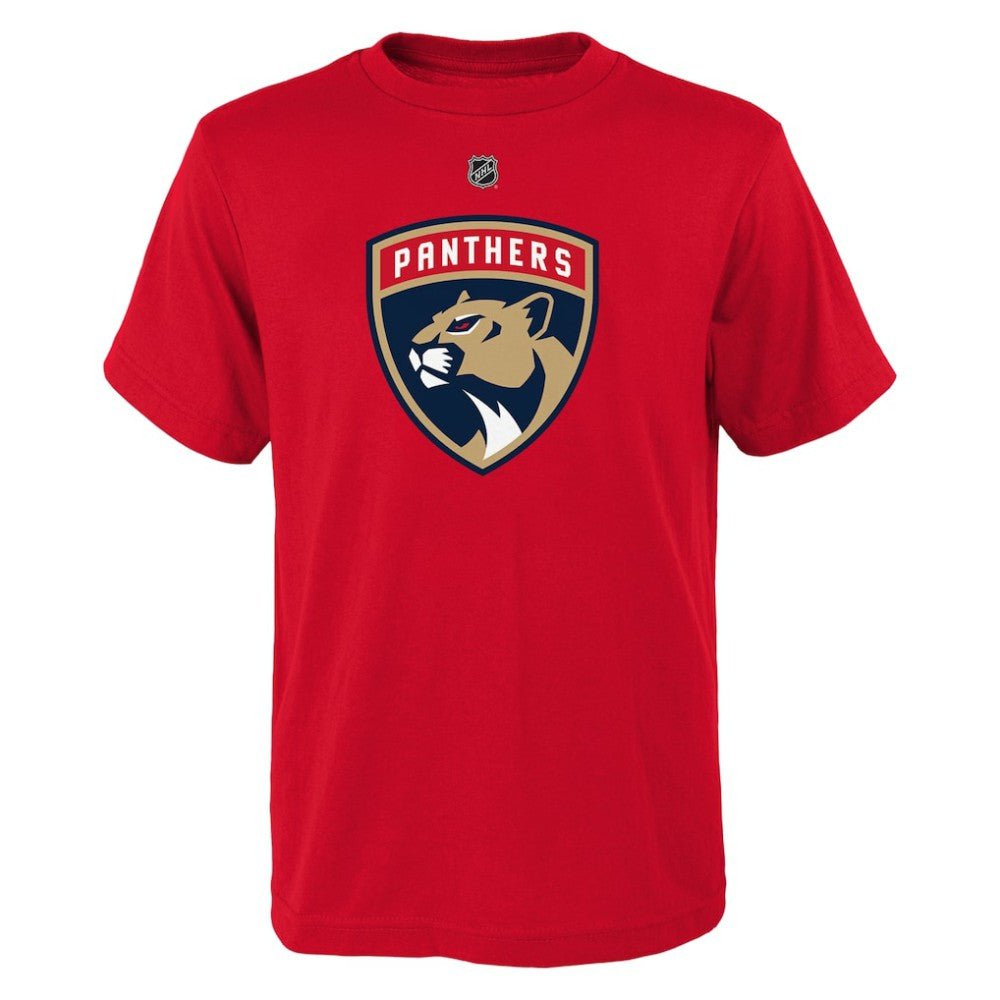 Matthew Tkachuk Florida Panthers - Youth Player Name & Number T-Shirt Red