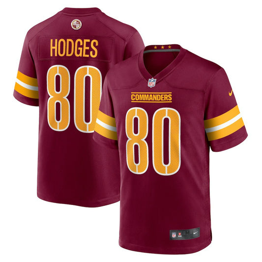 Curtis Hodges Washington Commanders Game Player Jersey - Burgundy | NFL Jerseys
