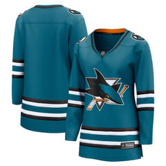 San Jose Sharks - Fanatics Women's Home Breakaway Jersey Teal
